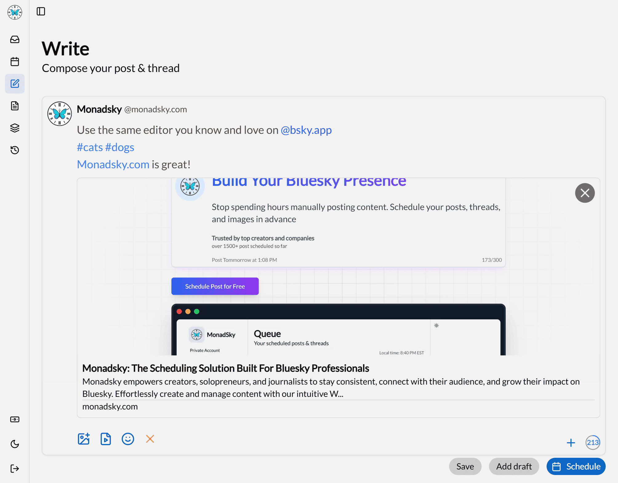 Visual demo for Effortlessly Create and Manage Content